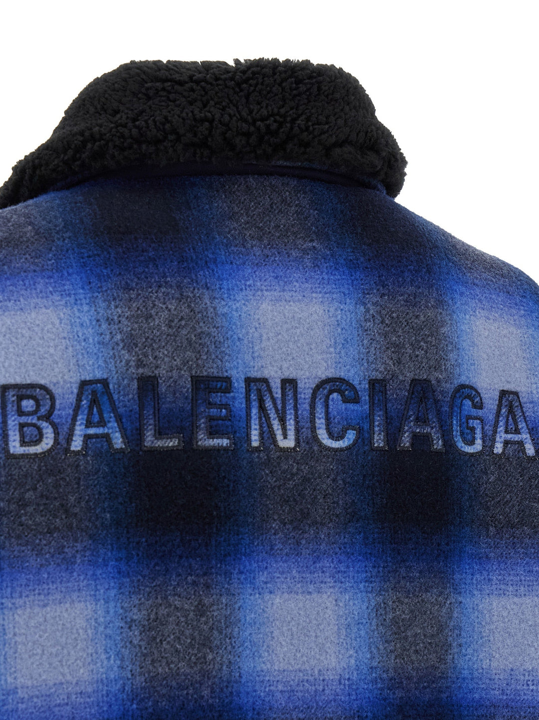 Men’s Balenciaga Blue Virgin Wool Bomber