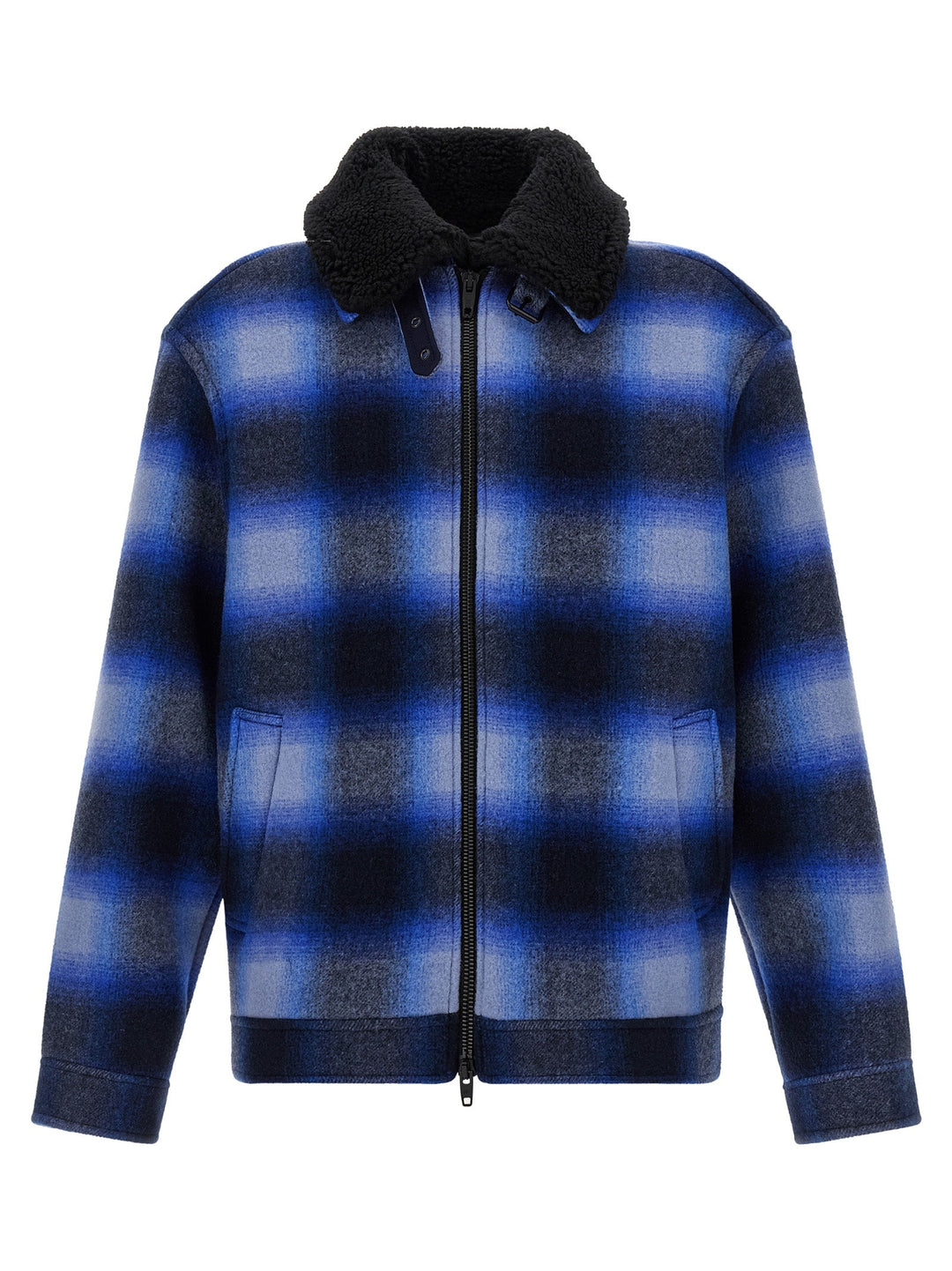 Men’s Balenciaga Blue Virgin Wool Bomber