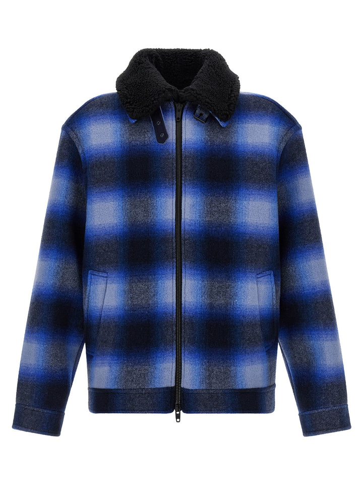 Men’s Balenciaga Blue Virgin Wool Bomber