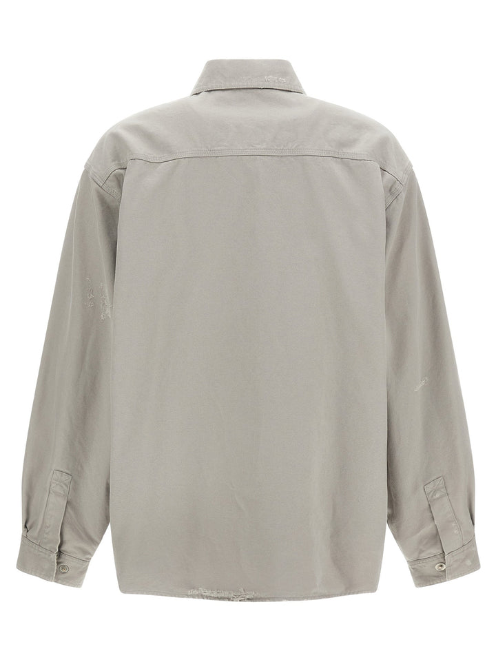 Balenciaga Gray Cotton Blouse