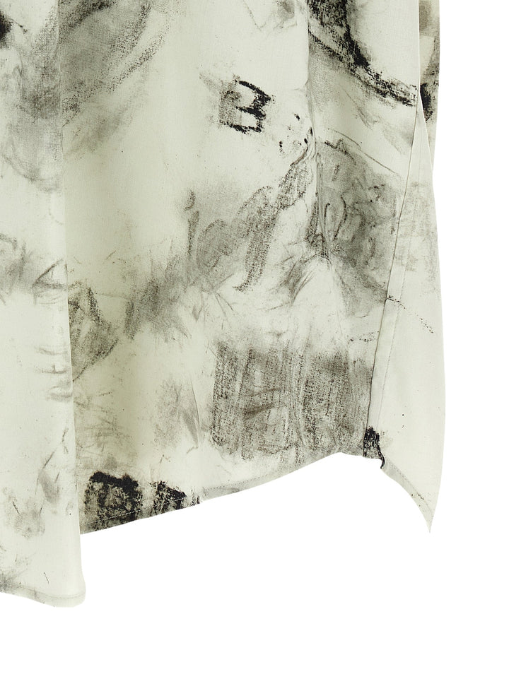 Balenciaga Gray Viscose Blouse