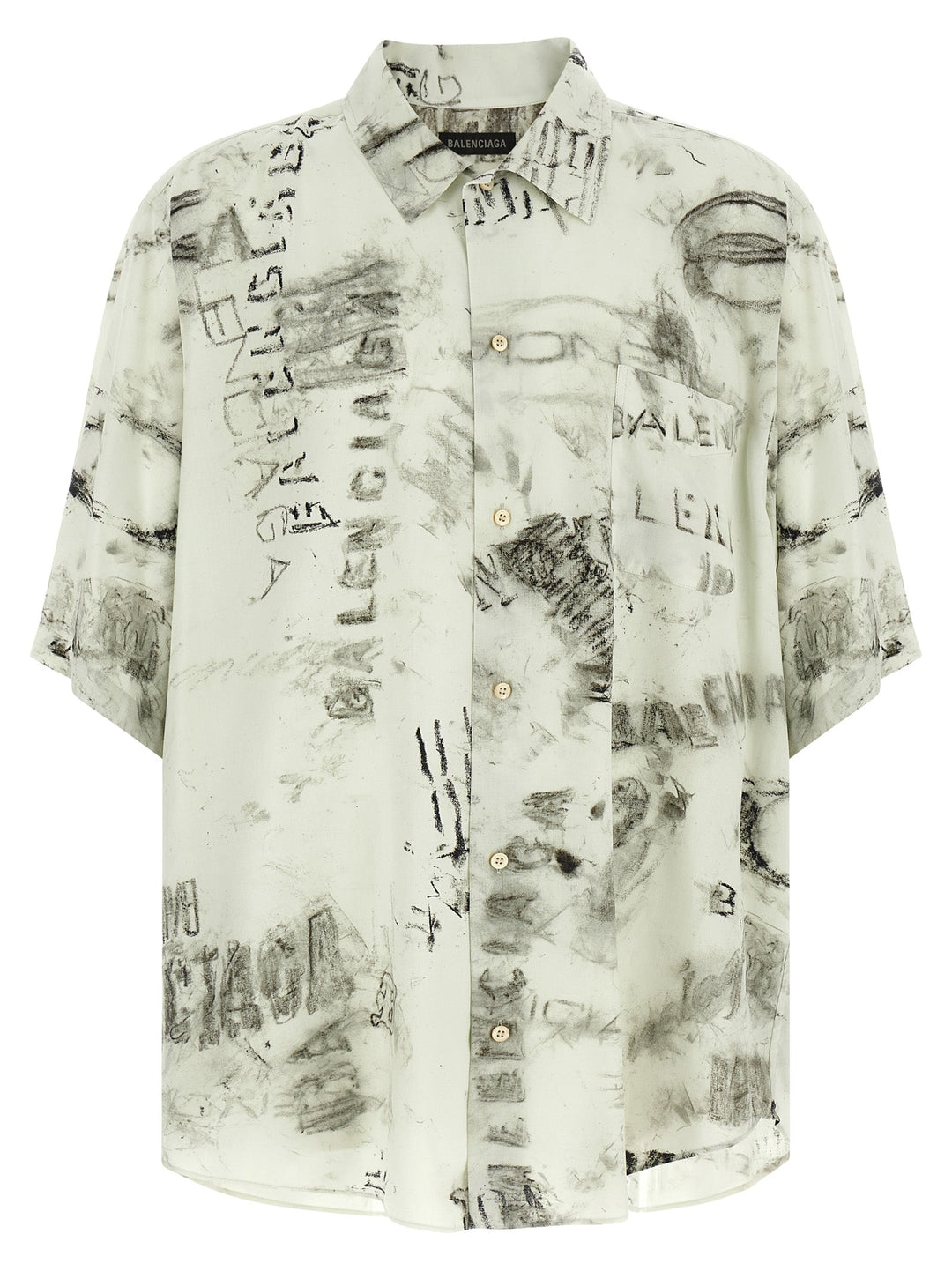 Balenciaga Gray Viscose Blouse