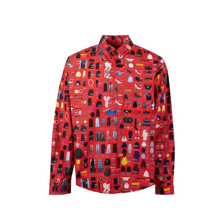 Balenciaga Multicolor Cotton Dress Shirt
