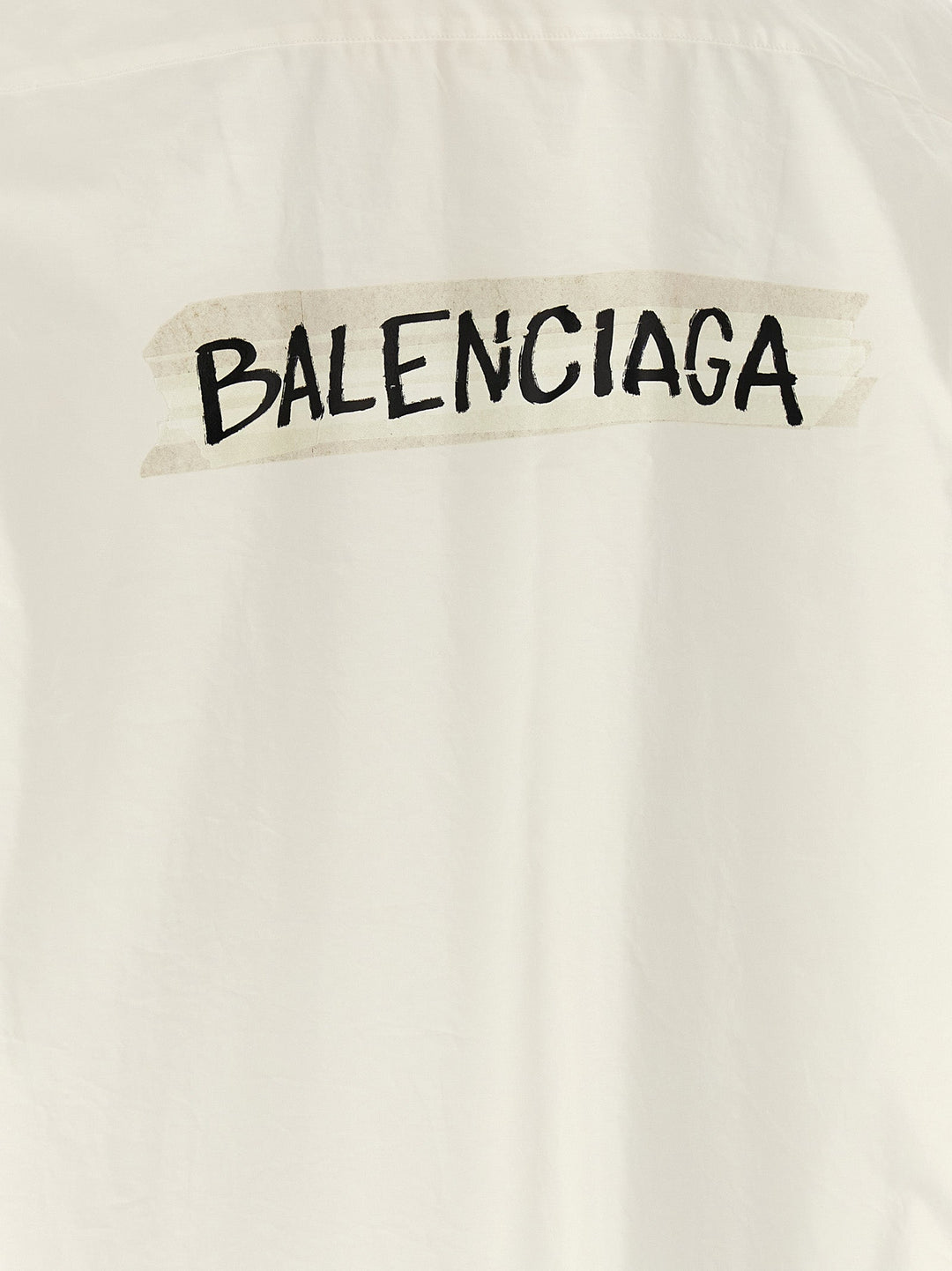 Balenciaga White Cotton Blouse