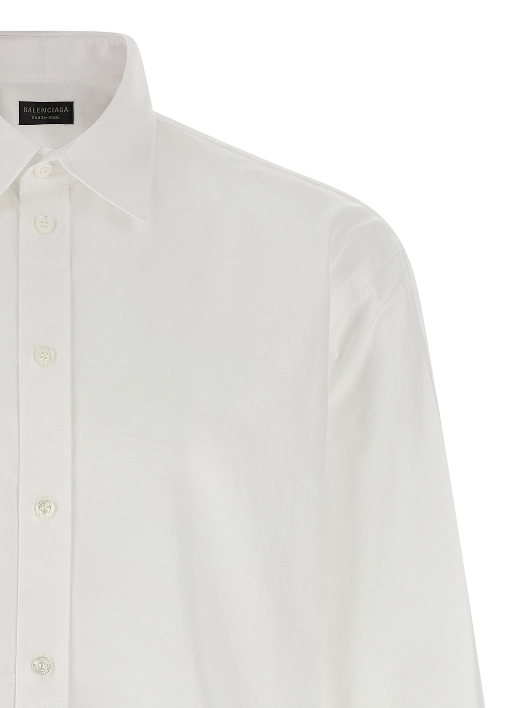 Balenciaga White Cotton Blouse
