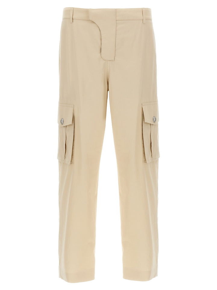 Men’s Balmain Beige Cotton Cargo Pants