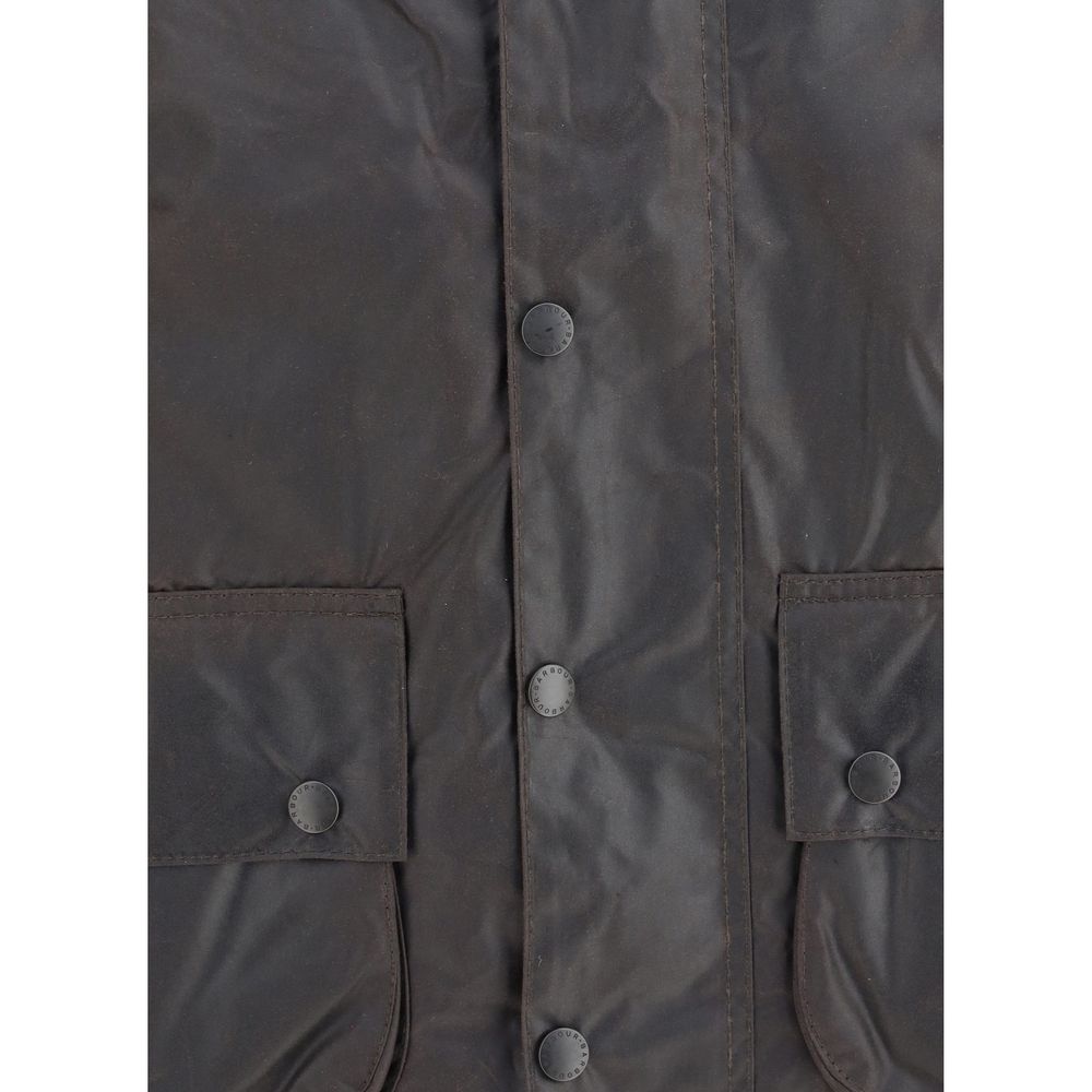 Men’s Barbour Black Cotton Full-length Jacket