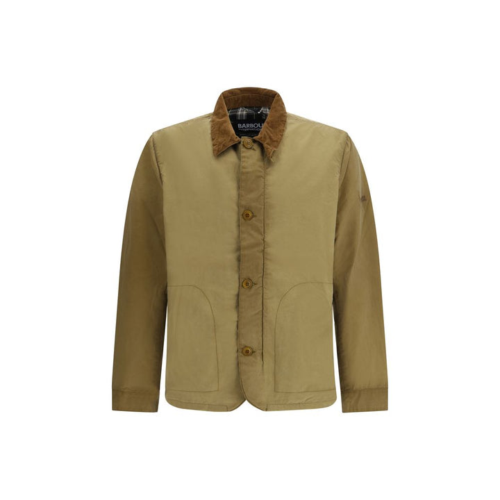 Men’s Barbour International Beige Cotton Coat