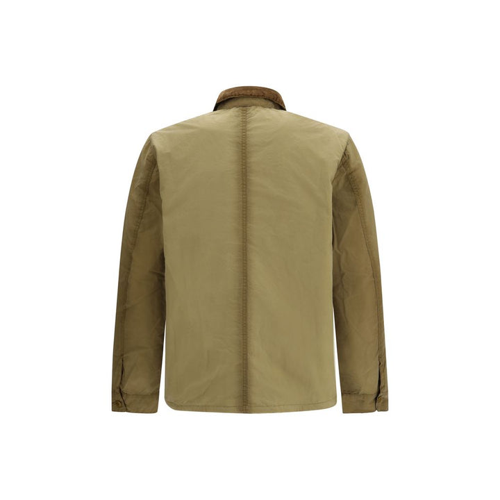 Men’s Barbour International Beige Cotton Coat