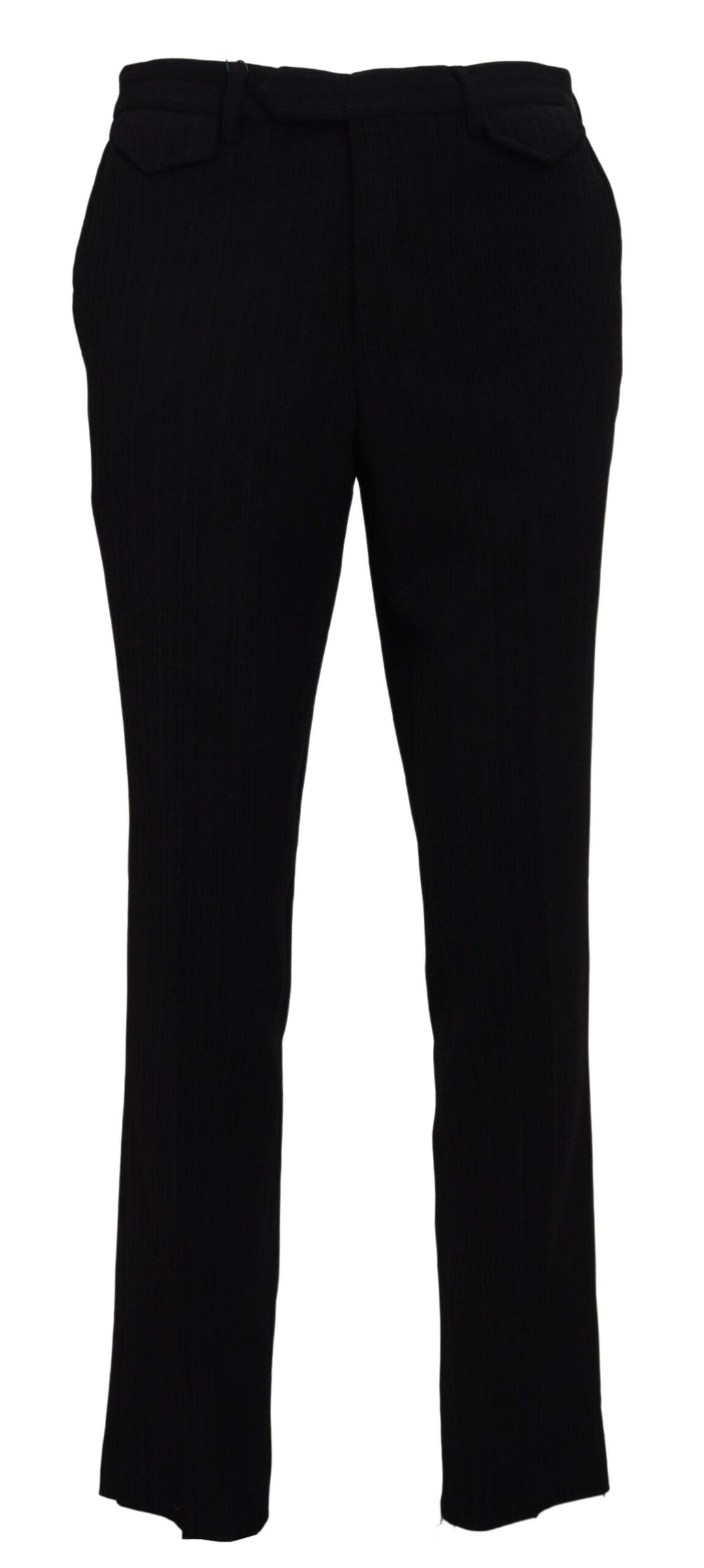 Men’s Bencivenga Black Cotton Straight Fit Men Formal Pants