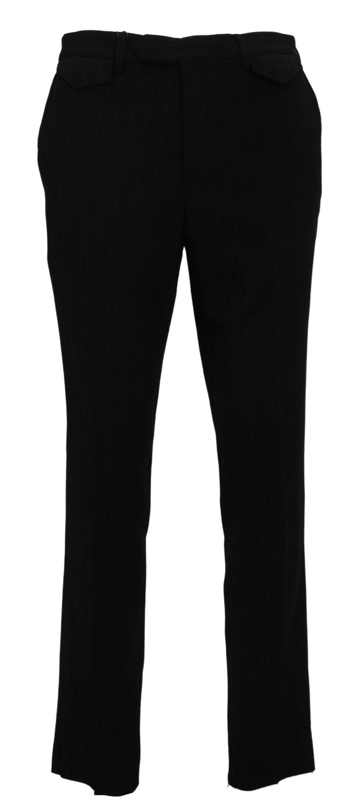 Men’s Bencivenga Black Cotton Straight Fit Men Formal Pants