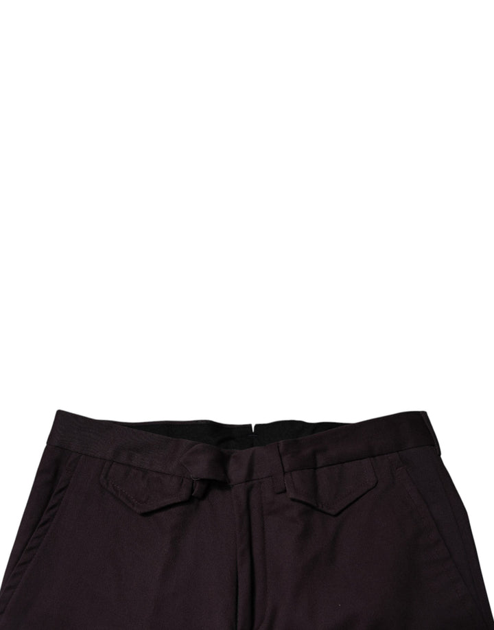 Men’s Bencivenga Brown Pure Cotton Slim Fit Men Dress Pants