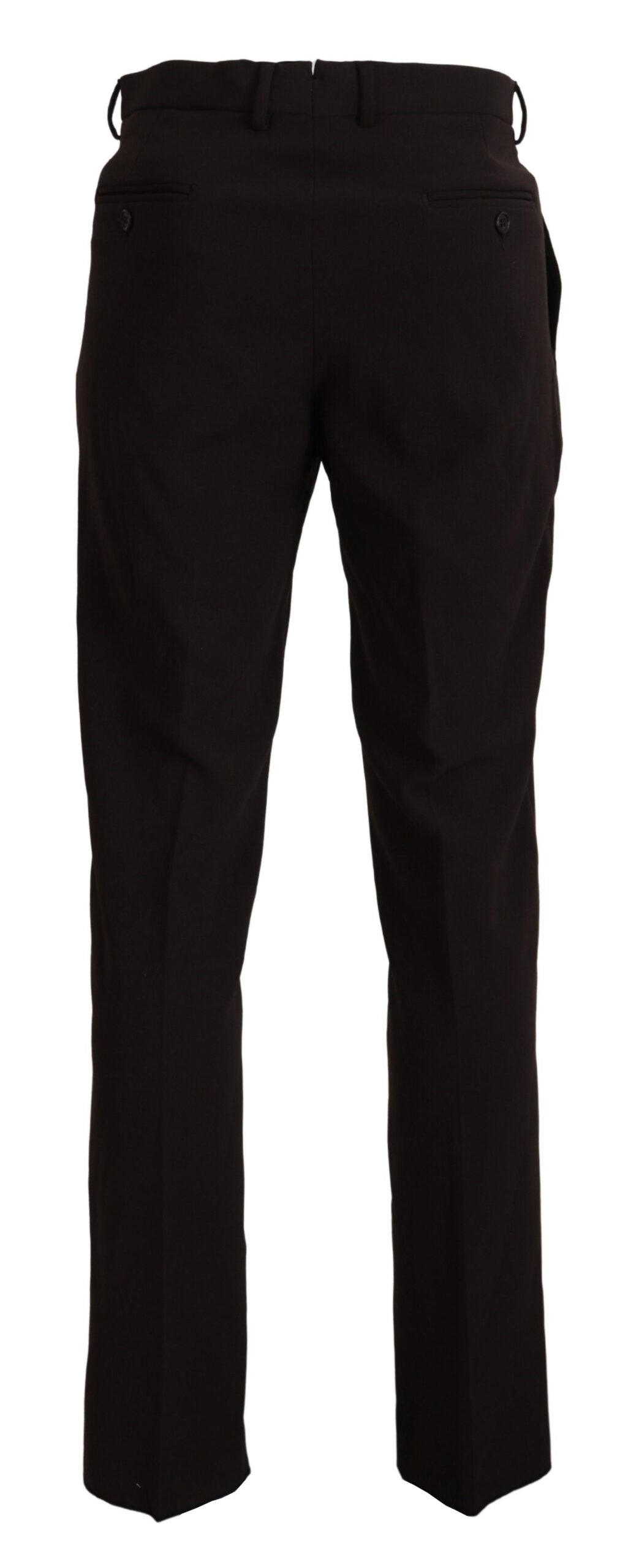 Men’s Bencivenga Brown Straight Fit Formal Men Pants