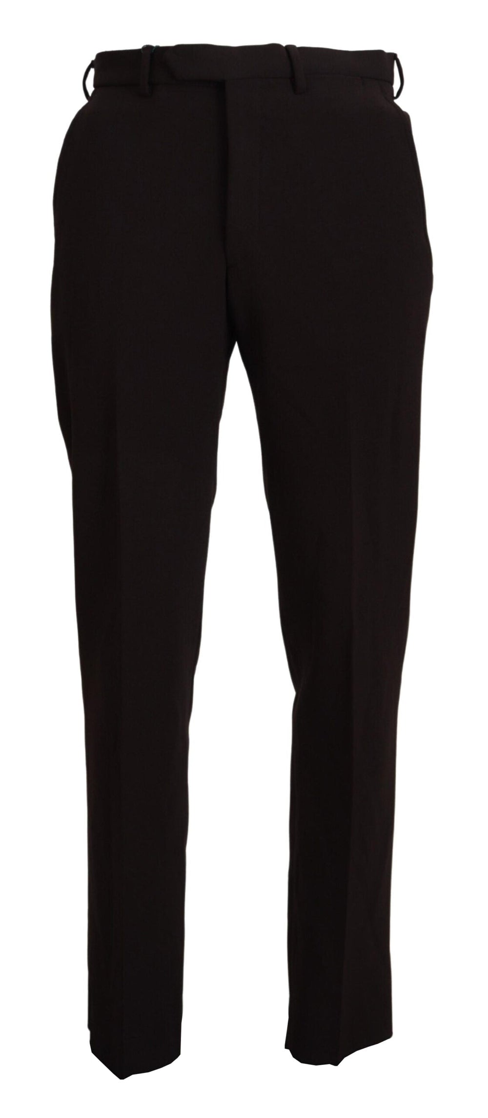 Men’s Bencivenga Brown Straight Fit Formal Men Pants