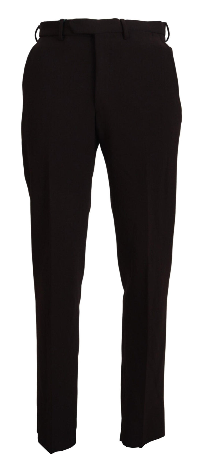 Men’s Bencivenga Brown Straight Fit Formal Men Pants