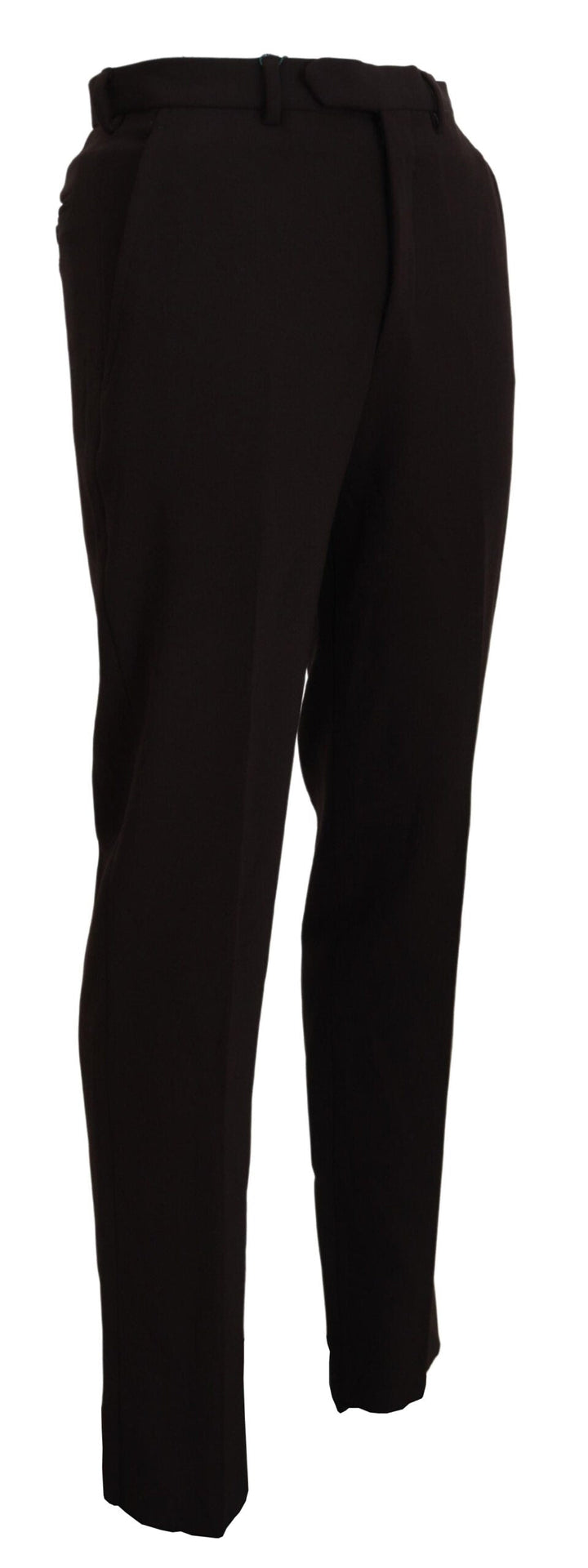 Men’s Bencivenga Brown Straight Fit Formal Men Pants