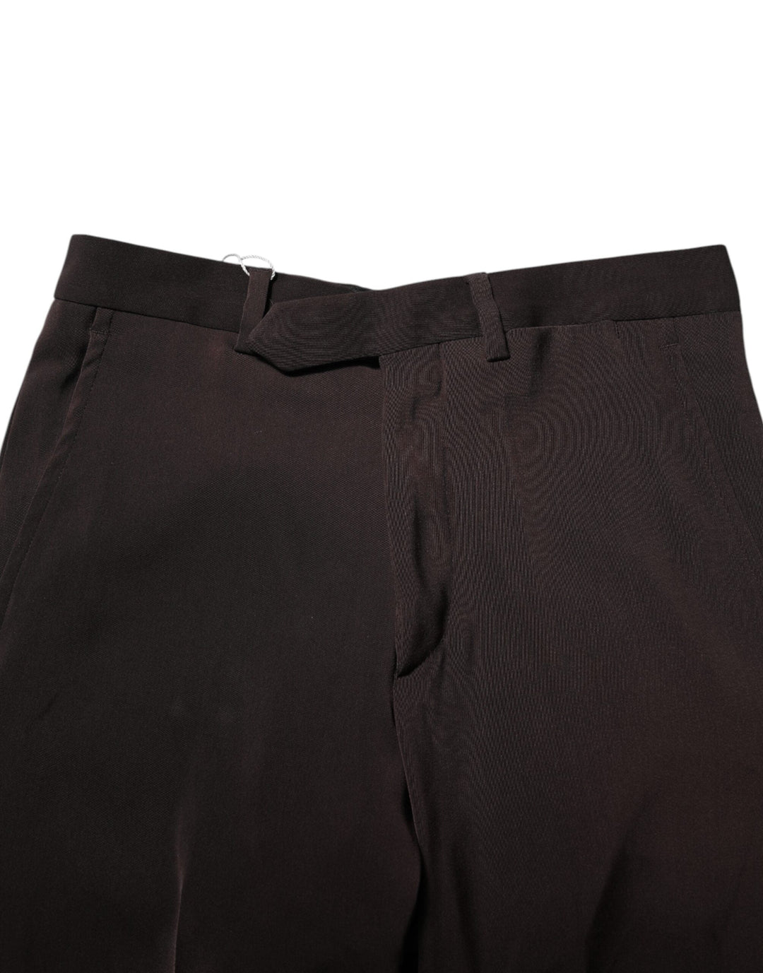 Men’s Bencivenga Dark Brown Mid Waist Dress Formal Pants