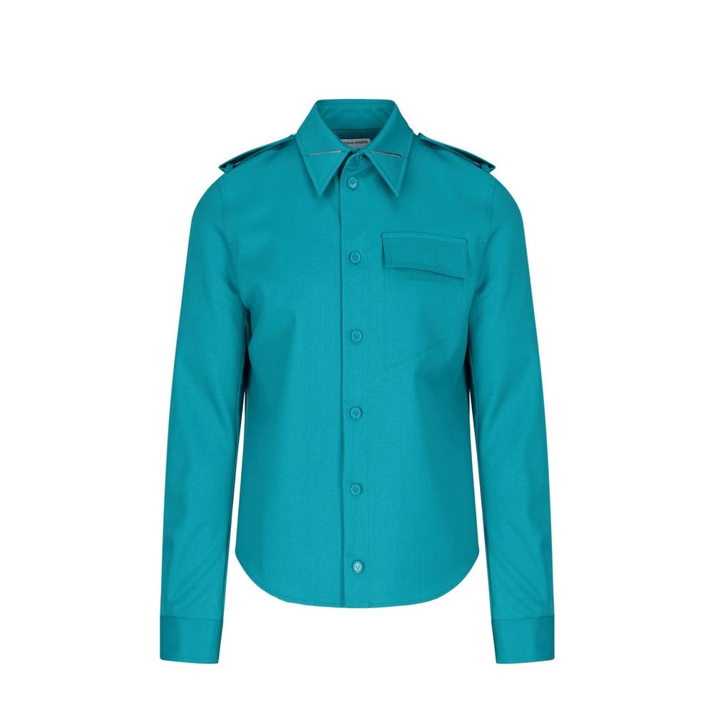 Men’s Bottega Veneta Bicolor Elastane Dress Shirt