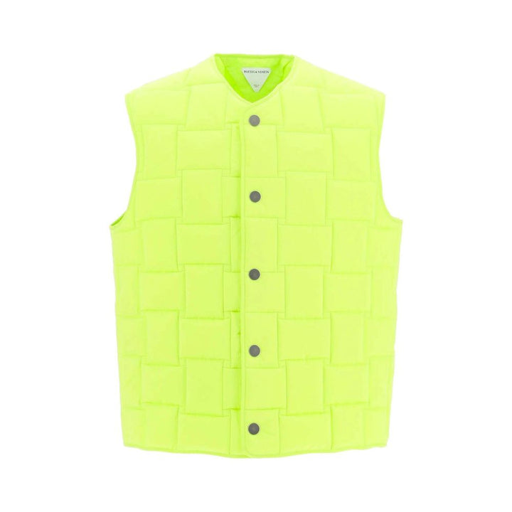 Men’s Bottega Veneta Bicolor Polyamide Sleeveless Jacket