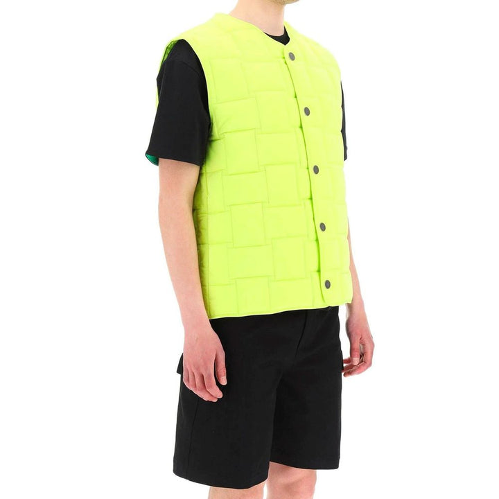 Men’s Bottega Veneta Bicolor Polyamide Sleeveless Jacket