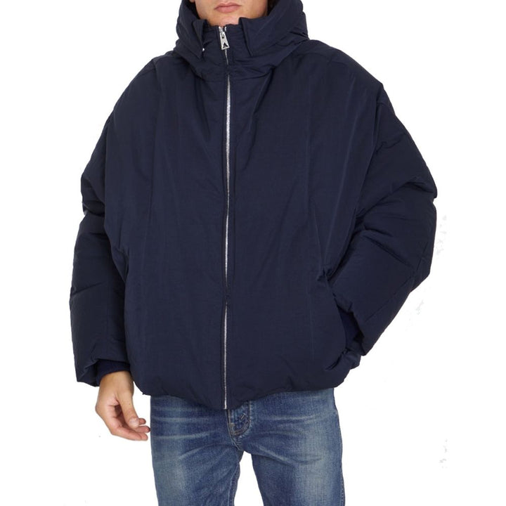 Men’s Bottega Veneta Blue Polyamide Full-length Jacket