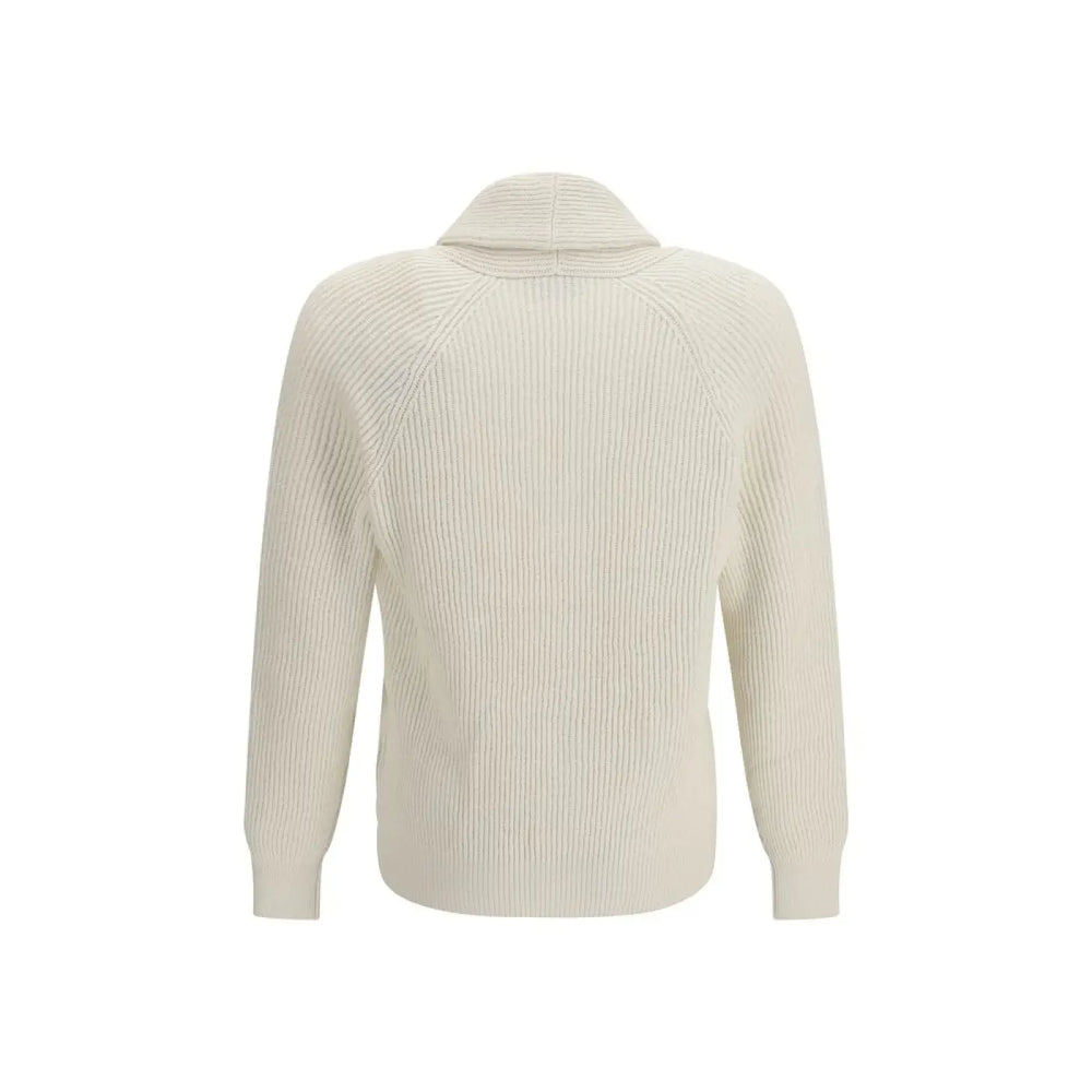 Men’s Brunello Cucinelli Beige Cotton Cardigan