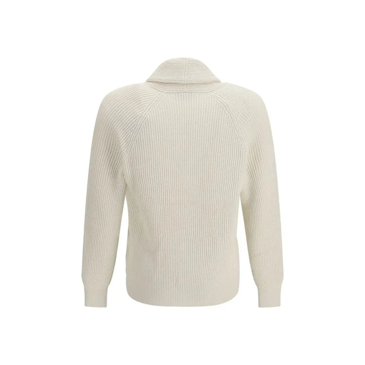 Men’s Brunello Cucinelli Beige Cotton Cardigan
