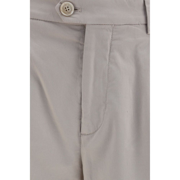 Men’s Brunello Cucinelli Beige Cotton Chino Pants