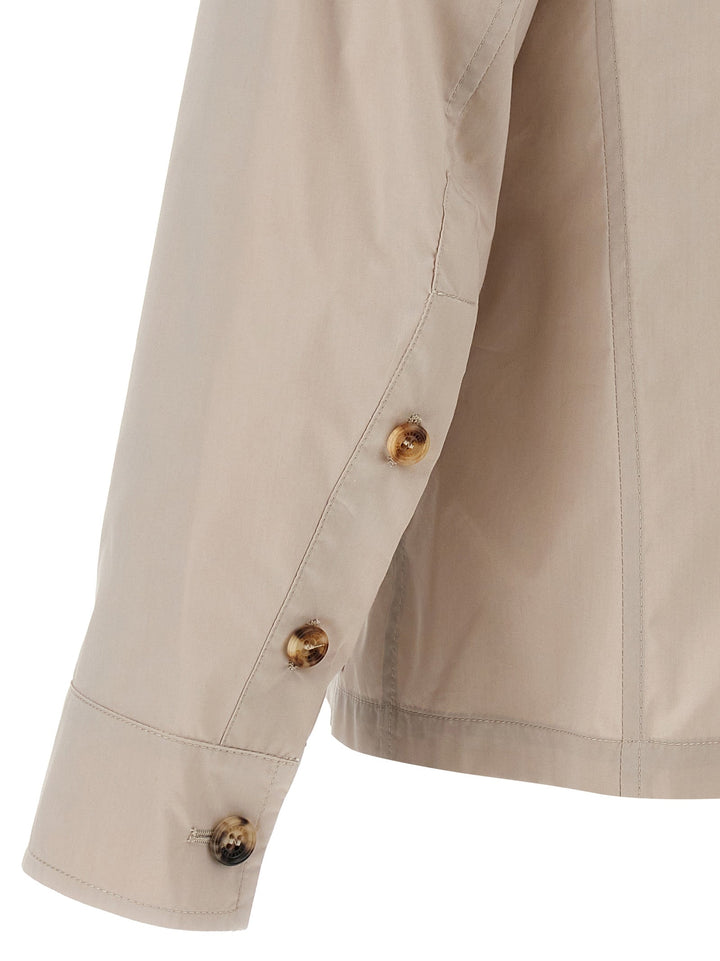 Men’s Brunello Cucinelli Beige Cotton Full-length Jacket