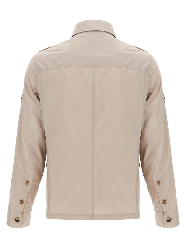 Men’s Brunello Cucinelli Beige Cotton Full-length Jacket