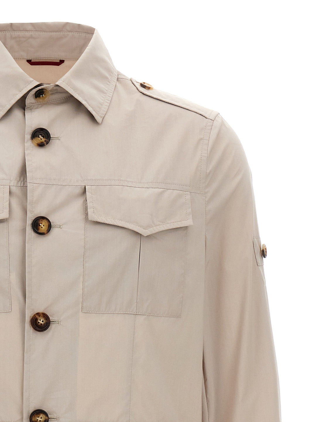 Men’s Brunello Cucinelli Beige Cotton Full-length Jacket