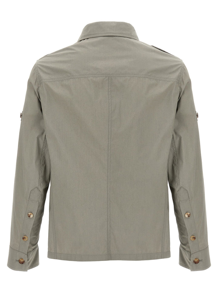 Men’s Brunello Cucinelli Bicolor Cotton Shell Jacket