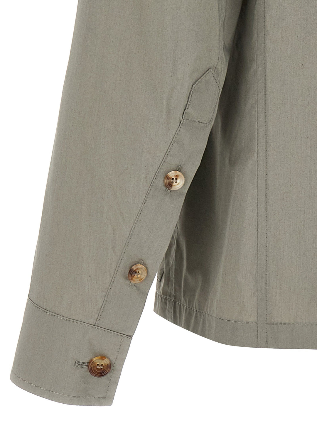 Men’s Brunello Cucinelli Bicolor Cotton Shell Jacket