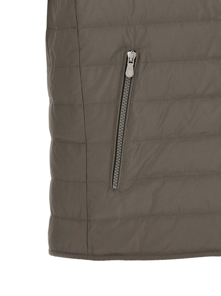 Men’s Brunello Cucinelli Bicolor Polyester Sleeveless Jacket