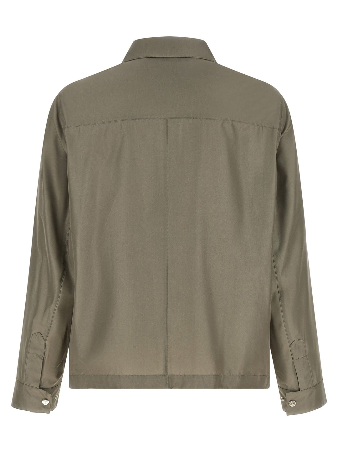 Men’s Brunello Cucinelli Bicolor Silk Full-length Jacket
