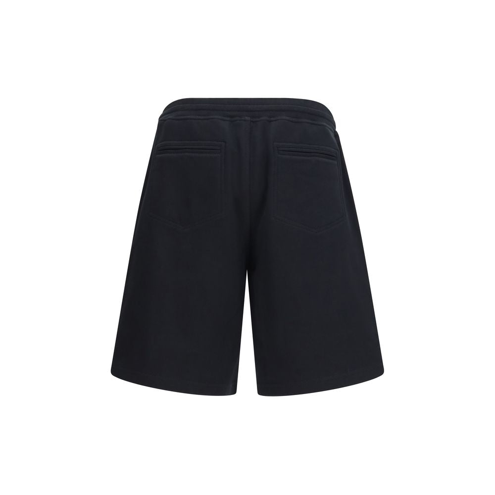 Men’s Brunello Cucinelli Black Cotton Bermuda Shorts
