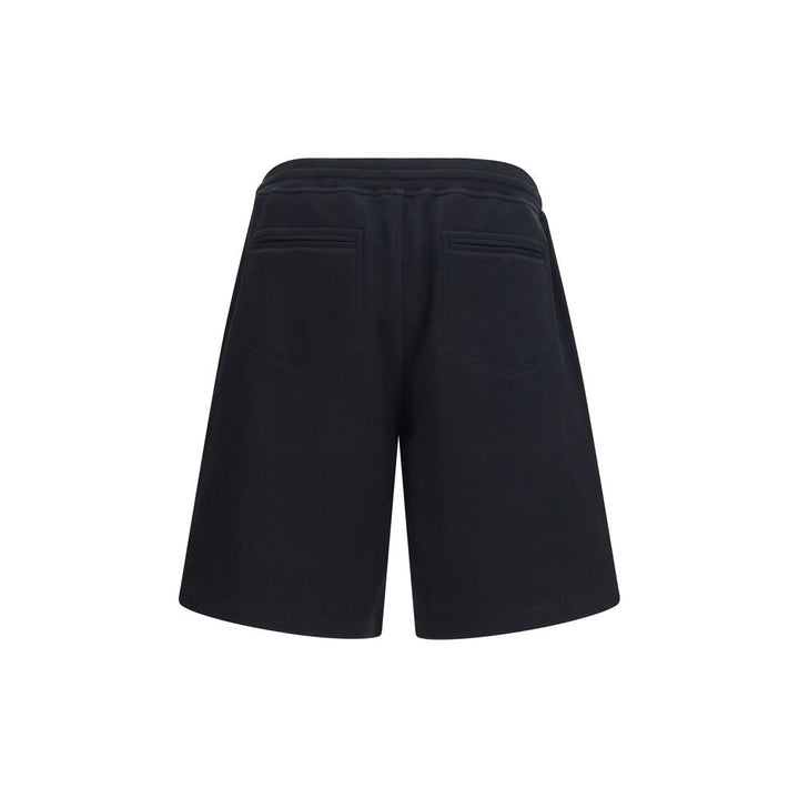 Men’s Brunello Cucinelli Black Cotton Bermuda Shorts