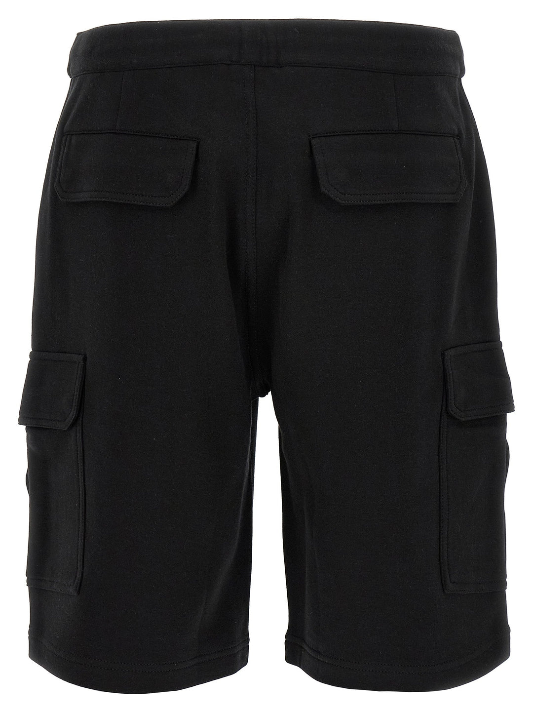 Brunello Cucinelli Black Cotton Bermuda Shorts