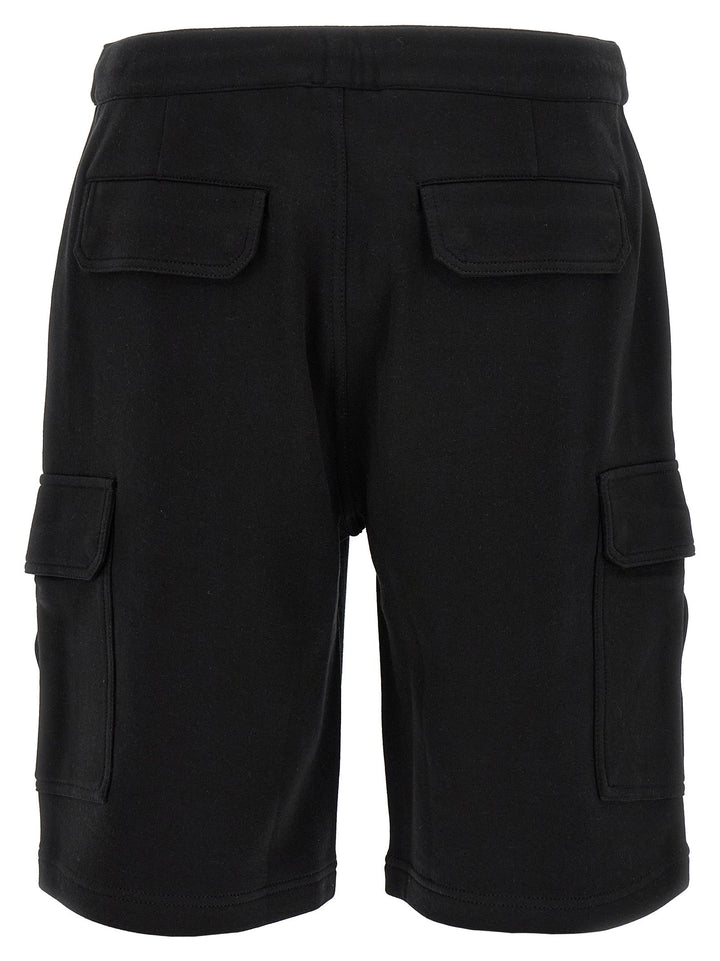 Brunello Cucinelli Black Cotton Bermuda Shorts