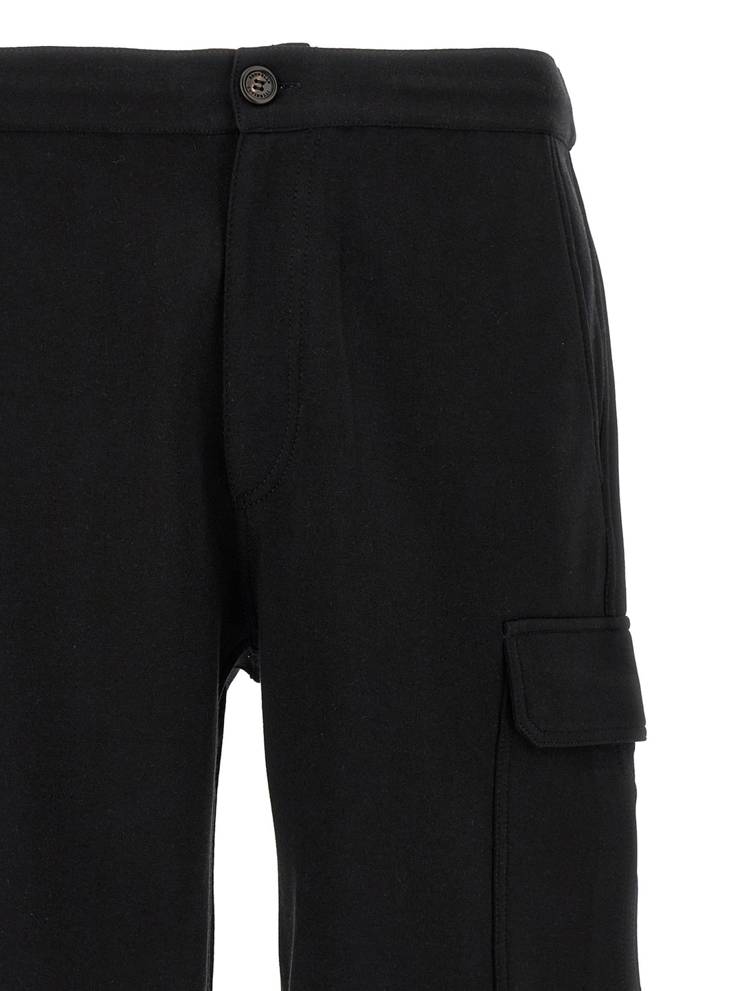 Brunello Cucinelli Black Cotton Bermuda Shorts
