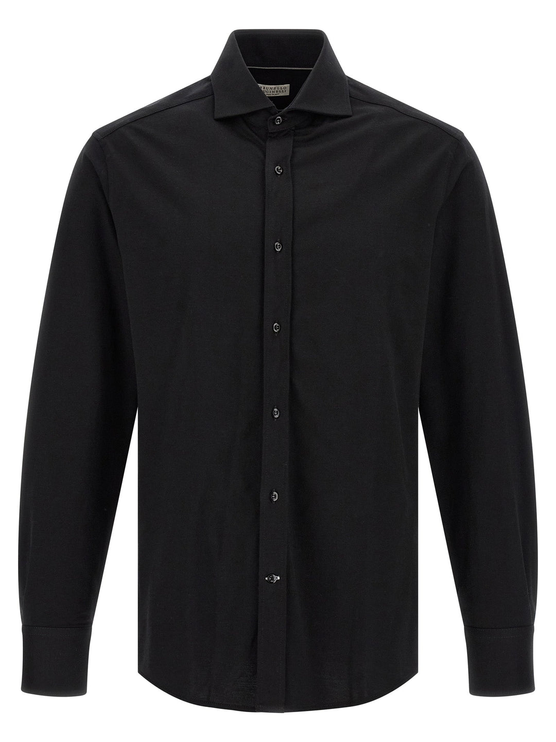 Brunello Cucinelli Black Cotton Blouse