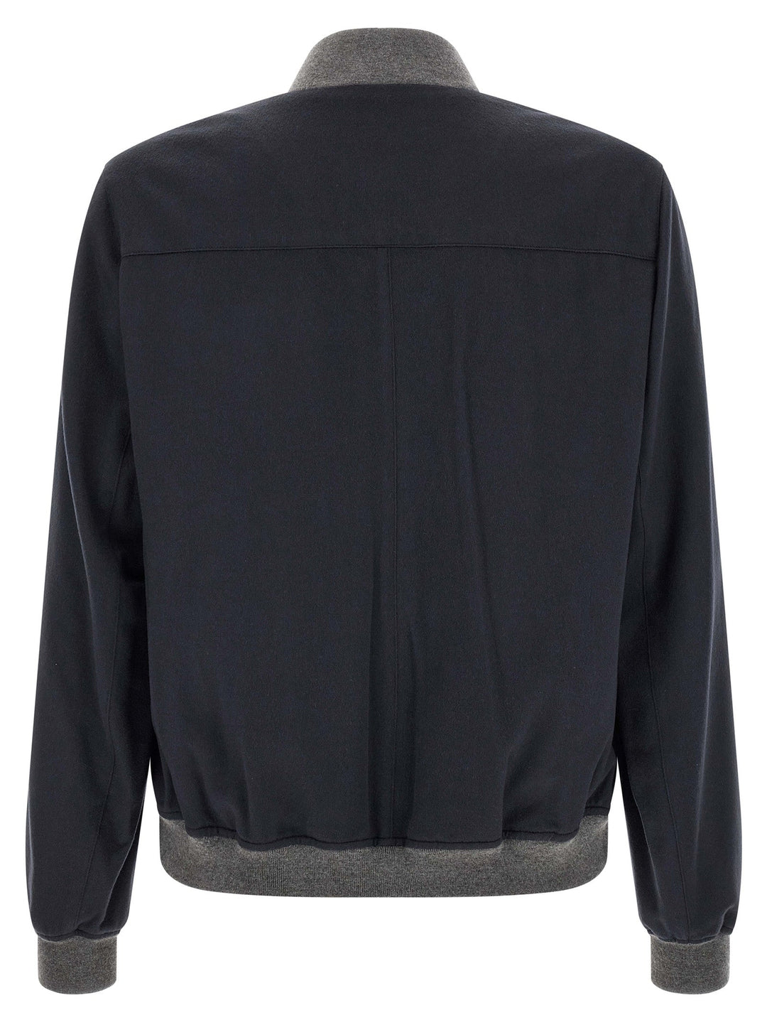 Men’s Brunello Cucinelli Blue Cashmere Bomber
