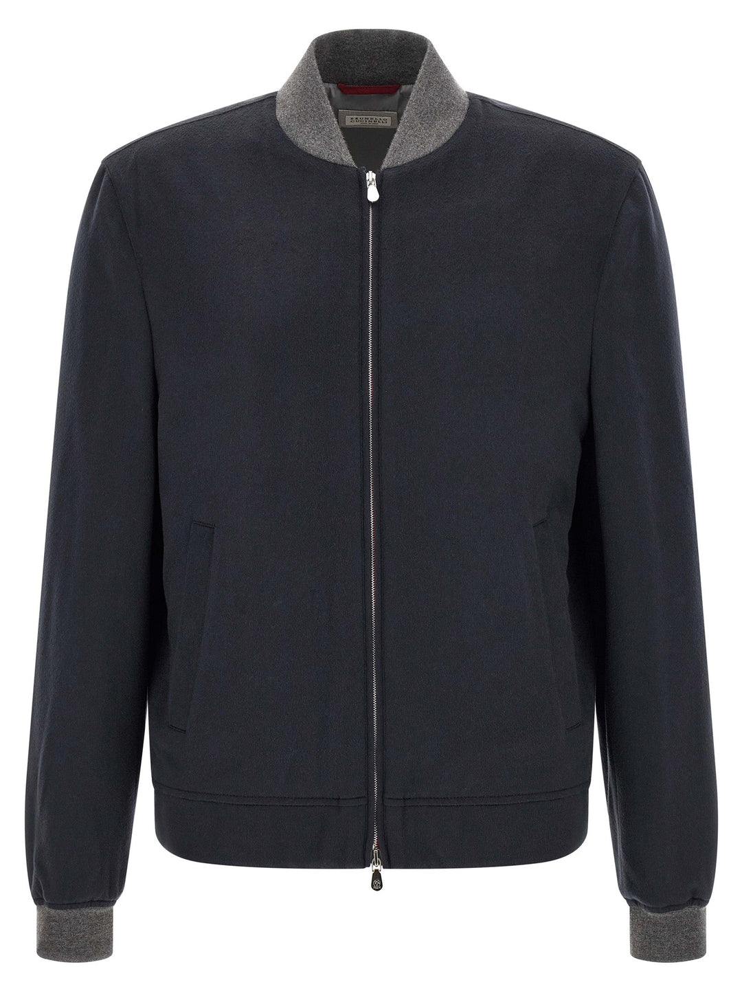 Men’s Brunello Cucinelli Blue Cashmere Bomber