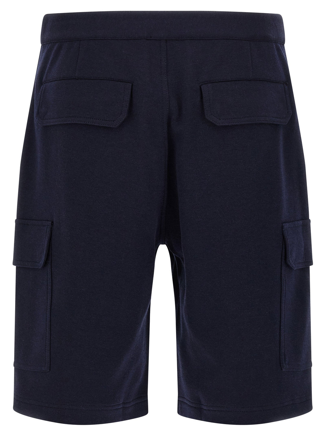Brunello Cucinelli Blue Cotton Bermuda Shorts