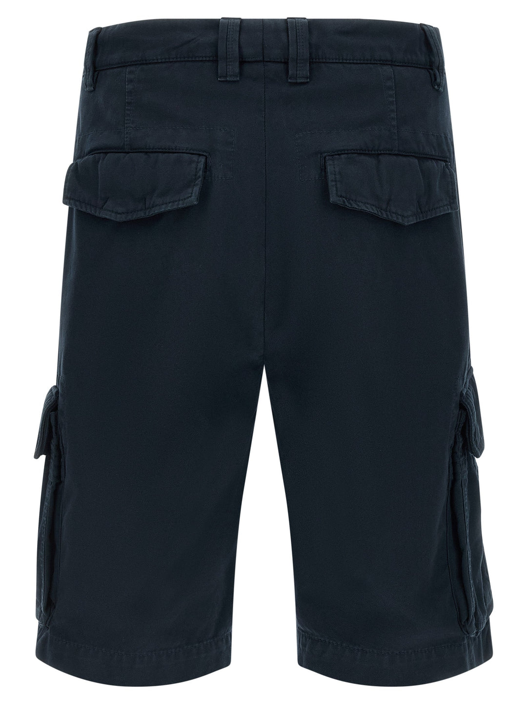 Brunello Cucinelli Blue Cotton Bermuda Shorts