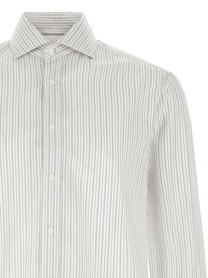 Brunello Cucinelli Blue Cotton Blouse