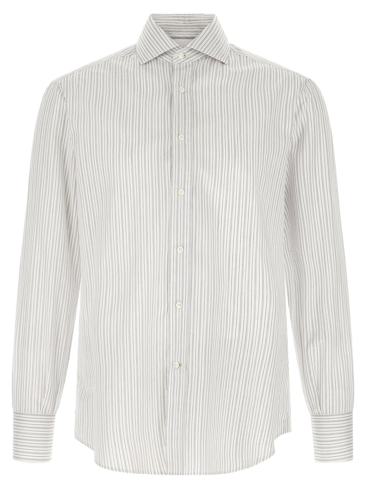 Brunello Cucinelli Blue Cotton Blouse