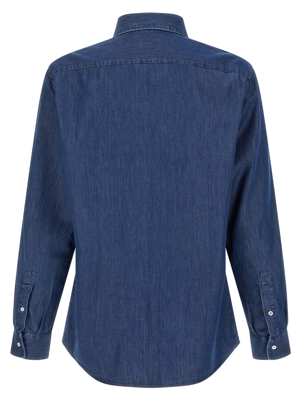 Brunello Cucinelli Blue Cotton Blouse