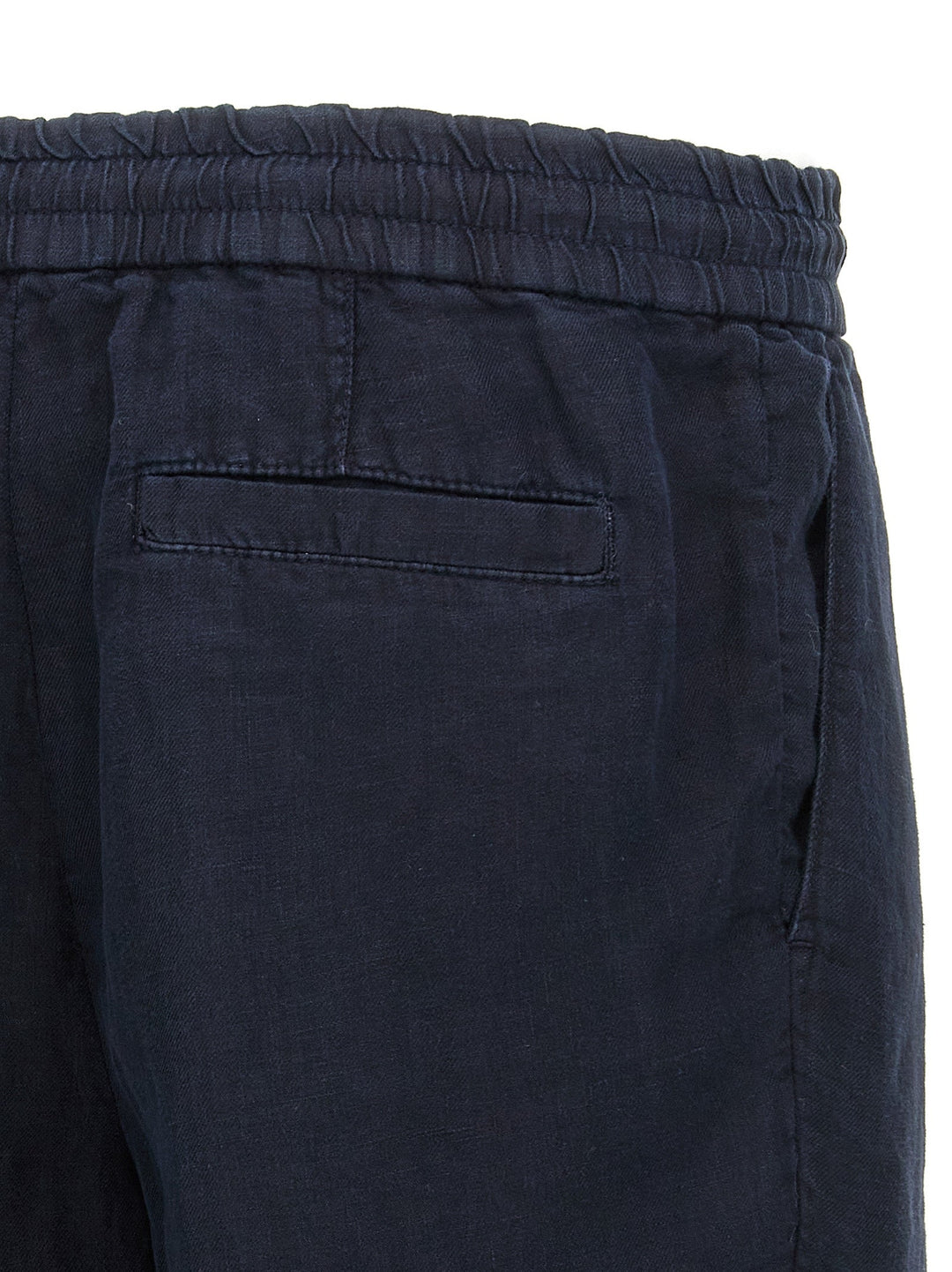 Men’s Brunello Cucinelli Blue Linen Bermuda Shorts