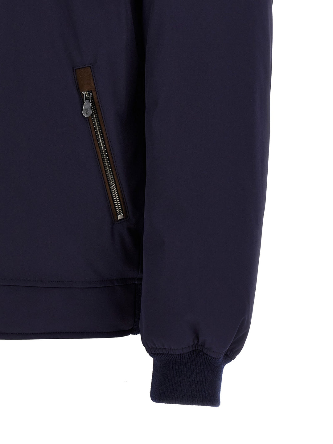 Men’s Brunello Cucinelli Blue Polyamide Full-length Jacket